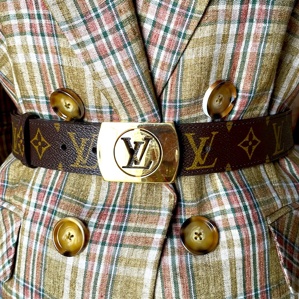 Louis Vuitton authentic monogram belt 80/32